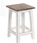 Design Delights Hocker, Wei&szlig;, Karton, 30x48x30 cm, Wohnzimmer, Hocker,...