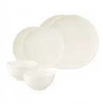 Seltmann Weiden Basic-Set, Creme, Keramik, 6-teilig, Rund, 2x2x2 cm, Essen & Trinken,