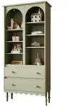 Babyregal, Olivgr&uuml;n, Holzwerkstoff, 84x183x37 cm, Babym&ouml;bel, Babyzimmerregale