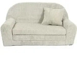 Fortisline Kindersofa, Beige, Textil, Uni, Rund, 78x45x104 cm, Oeko-Tex&reg;...