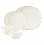 Seltmann Weiden Basic-Set, Creme, Keramik, 6-teilig, Rund, 2x2x2 cm, Essen & Trinken,