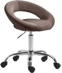 CLP Hocker, Braun, Metall, 53x66x47 cm, Wohnzimmer, Hocker