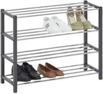 Idimex Schuhregal, Grau, Metall, Mode, 80x65x29 cm, Garderobe,...