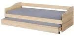 ebuy24 Bett, Natur, Holz, 90x200 cm, Schlafzimmer, Betten