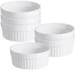 Ritzenhoff Breker Auflaufformen, Wei&szlig;, Keramik, Rund, Kochen, Auflaufformen