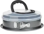 5five Simply Smart Springform, Silber, Metall, 28.5x10x28.5 cm, Backen, Backformen,
