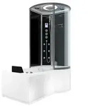 AcquaVapore by Sandra Jentho Whirlpool, Schwarz, Glas, Kunststoff, Metall,