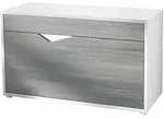 Vladon Schuhschrank, Anthrazit, Holzwerkstoff, 85x50x33 cm, Garderobe,