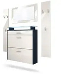 Vladon Garderobe, Creme, Holzwerkstoff, 180x180x23 cm, Garderobe,...