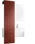 Vladon Garderobe, Bordeaux, Holzwerkstoff, 105x193x35 cm, Garderobe,...