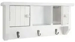 MCW Schl&uuml;sselbrett, Wei&szlig;, Holz, 40x19x8 cm, Garderobe, Schl&uuml;sselboards &...
