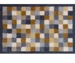 wash+dry Fussmatte Neutral Squares, Beige, Textil, Patchwork, rechteckig, 40x60...