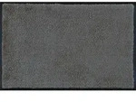 wash+dry Flachwebeteppich Smokey Mount, Dunkelgrau, Textil, Uni, rechteckig,...