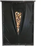 Quick Star Wetterschutz, Schwarz, Textil, 143x185x1 cm, Kleinm&ouml;bel, Kamine &