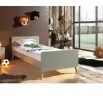 Vipack Bett, Olivgr&uuml;n, 90x200 cm, Schlafzimmer, Betten, Einzelbetten