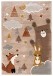 Pergamon Kinder, Braun, Textil, Animalprint, 80x150 cm, Teppiche & B&ouml;den, Teppiche,
