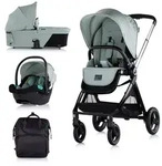 Chipolino Kinderwagen, Salbeigr&uuml;n, Metall, 58x111x75 cm, unisex, Baby on Tour,