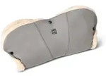 Moon Muff Handmuff, Hellgrau, Textil, Uni, F&uuml;llung: Polyester, 51x7x24 cm, EN...