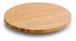 Drehteller, Braun, Naturmaterialien, 35x3.1x35 cm, Tischkultur & Servieren,