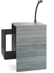 Vladon Nachttisch, Anthrazit, Holzwerkstoff, 60x63x36 cm, Schlafzimmer,...