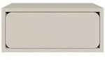 Selsey Nachtkonsole, Taupe, Holzwerkstoff, 1 Schubladen, Rechteckig, 49.6x21.3x35 cm,