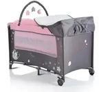 Moni Reisebett, Grau, Kunststoff, 60x120 cm, Babym&ouml;bel, Babybetten, Reisebetten
