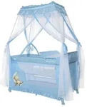 Lorelli Reisebett, Blau, Kunststoff, 60x120 cm, Babym&ouml;bel, Babybetten,...