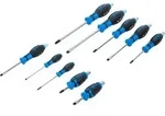 BGS technic Schraubendreher-Satz, Mehrfarbig, Metall, Kunststoff, 1x1 cm, Freizeit,