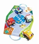 Hape Spielfahrzeug Hape Infant Toys, Blau, Hellrot, Hellgelb, Salbeigr&uuml;n, Metall,
