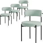 Ml-Design Esszimmerst&uuml;hle, Gr&uuml;n, Metall, 4-Sitzer, 53x78x50 cm, Esszimmer,...