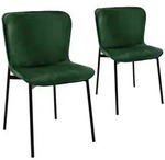 Svita Esszimmerstuhl, Dunkelgr&uuml;n, Metall, 50x81x50 cm, Esszimmer, St&uuml;hle,