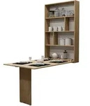 Mirjan24 Wandklapptisch, Eiche, Holzwerkstoff, Rechteckig,Rechteckig, 85x203x19 cm,