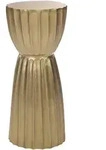 Beliani Beistelltisch, Gold, Metall, Rund, 24x56x24 cm, Wohnzimmer,...
