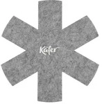 K&auml;fer Pfannenschutz, Grau, Textil, sch&uuml;tzt vor Kratzern, Kochen, Pfannen,...