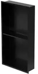 LuxeBath Duschnische, Schwarz, Metall, Rechteckig, 30x60x10 cm, Badezimmer, Baden &