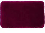 Badteppich, Dunkelrot, Textil, 120x70 cm, Badtextilien, Badematten