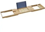 Svita Badewannenablage, Natur, Holz, 105x4x22 cm, Badezimmer, Baden & Duschen,