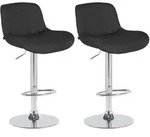 CLP Barhocker, Schwarz, Metall, 50x85x50 cm, Esszimmer, Barm&ouml;bel, Barhocker
