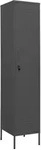 vidaXL Schliessfachschrank, Anthrazit, Metall, 4 F&auml;cher, 46x180x35 cm,...