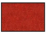 Floordirekt Schmutzfangmatte Rhine, Rot, Textil, Uni, rechteckig, 90x300 cm, Made in