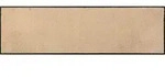wash+dry L&auml;ufer wash+dry, Beige, Textil, Uni, rechteckig, 35x120 cm, f&uuml;r