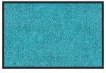 Floordirekt Schmutzfangmatte Rhine, T&uuml;rkis, Textil, Uni, rechteckig, 200x400 cm,