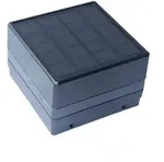 Home Deluxe Pfostenabdeckung, Schwarz, Kunststoff, 11x7.6 cm, Gartenzubeh&ouml;r
