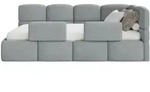Selsey Kinderbett, Grau, Kunststoff, 1-Sitzer, 120x200 cm, Kinder- & Jugendzimmer,