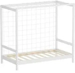Ml-Design Kinderbett, Wei&szlig;, Holz, Kiefer, Sport, Rechteckig, 80x160 cm, Kinder- &
