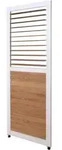 MCW Lamellenwand, Wei&szlig;, Metall, 68x220x3 cm, Sonnen- & Sichtschutz, Pavillons &
