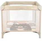 Kikka boo Reisebett, Beige, Metall, Quadratisch, 92x92 cm, Babym&ouml;bel,...