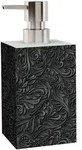 Sanilo Seifenspender, Schwarz, Kunststoff, 7x12x7 cm, Badaccessoires,
