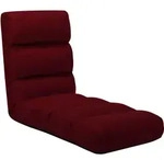 vidaXL Bodenstuhl, Rot, Leder, 175x20x56 cm, Esszimmer, St&uuml;hle,...