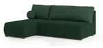 Masseno Ecksofa, Gr&uuml;n, Holz, 3-Sitzer, L-Form,L-Form, 200x143 cm, Wohnzimmer,...